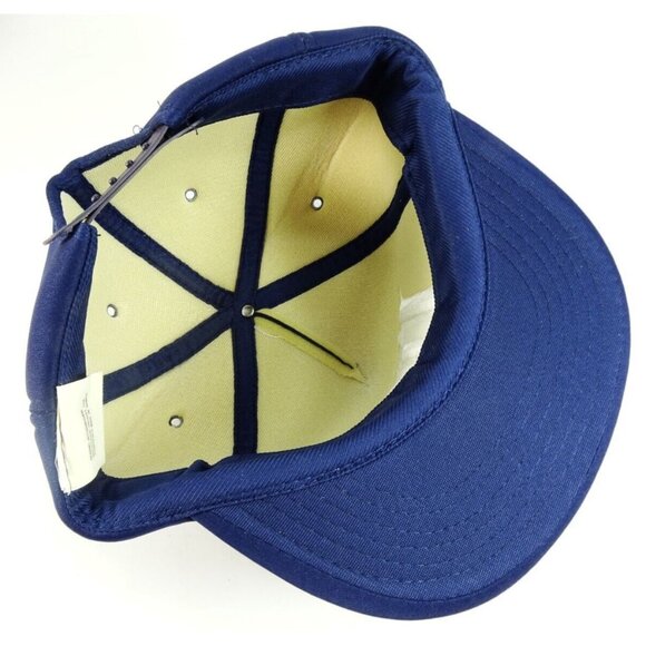 Vintage Miller Lite Light Beer Hat Snap Back Cap Dark Navy Blue Full Foam - Picture 4 of 8